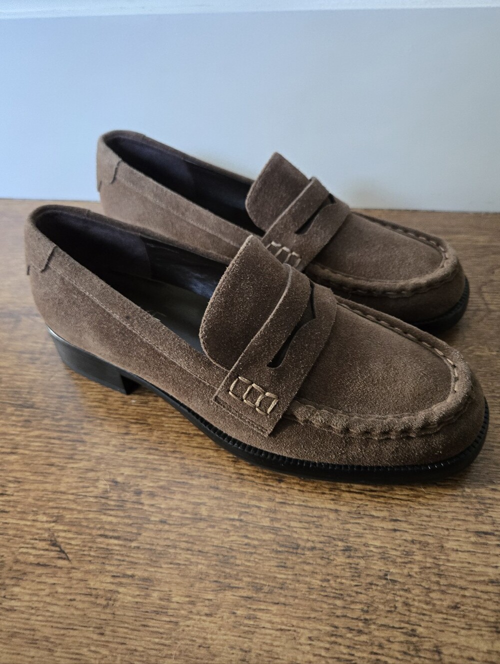 Revolve suede loafers